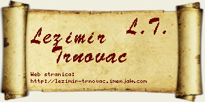 Ležimir Trnovac vizit kartica